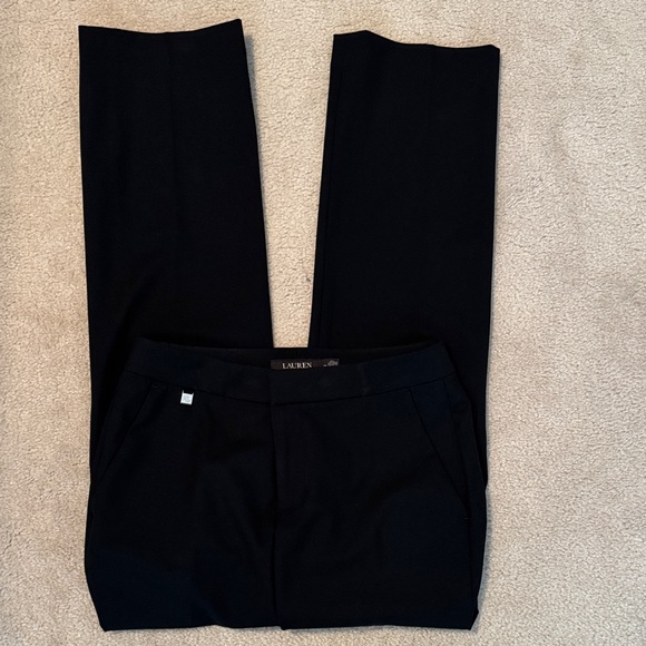 LAUREN RALPH LAUREN black straight dress pants LAUREN RALPH LAUREN black straight dress pants